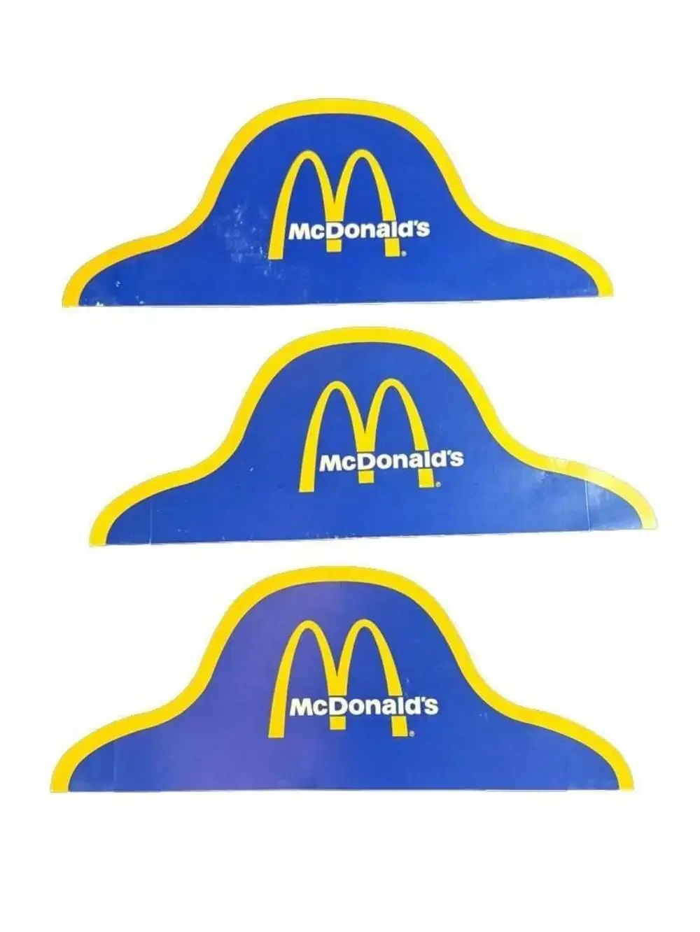 Vintage 1980s McDonald’s Premium Giveaways 6 Pirate Hats